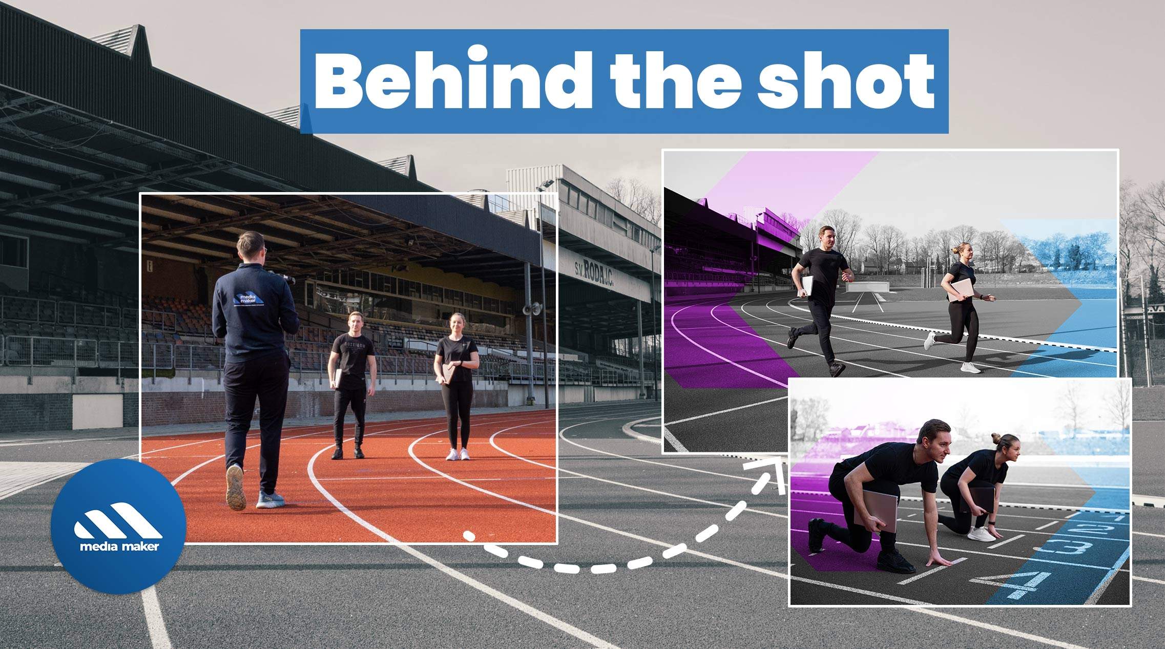 Behind the shot blog 3 : GradeMatch rebranding website foto video door Media Maker