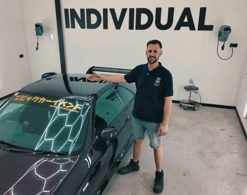 bedrijfsfilm Individual Detailing Nuth Skyline R33 MR purple r33 Media Maker landgraaf video productie promotie