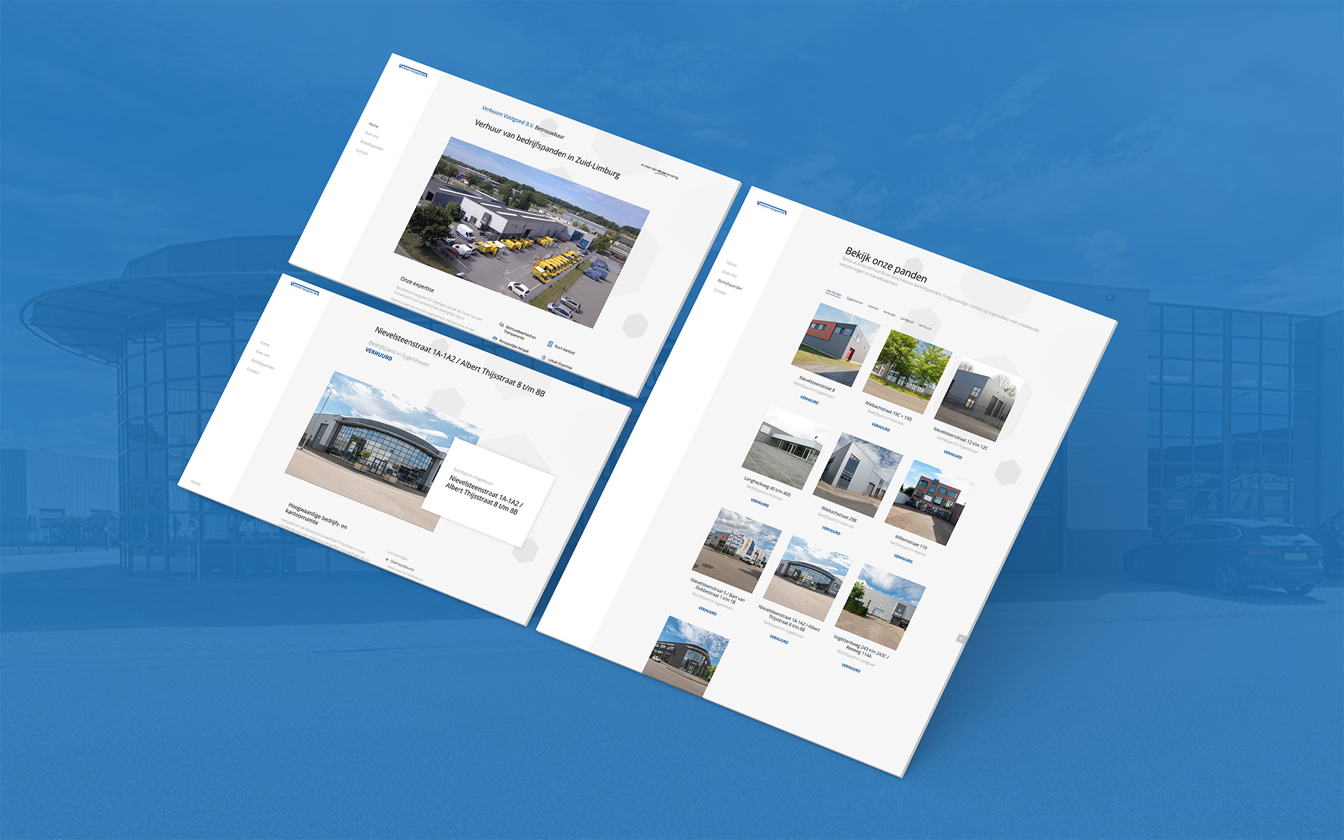 verboom vastgoed website gemaakt door media maker uit landgraaf voor webdesign en wordpress website