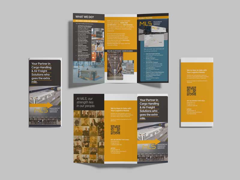 Drukwerk voor Beurspresentatie MLS