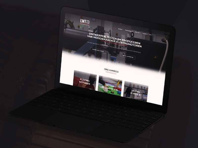 Webdesign voor Electric Motor Technology