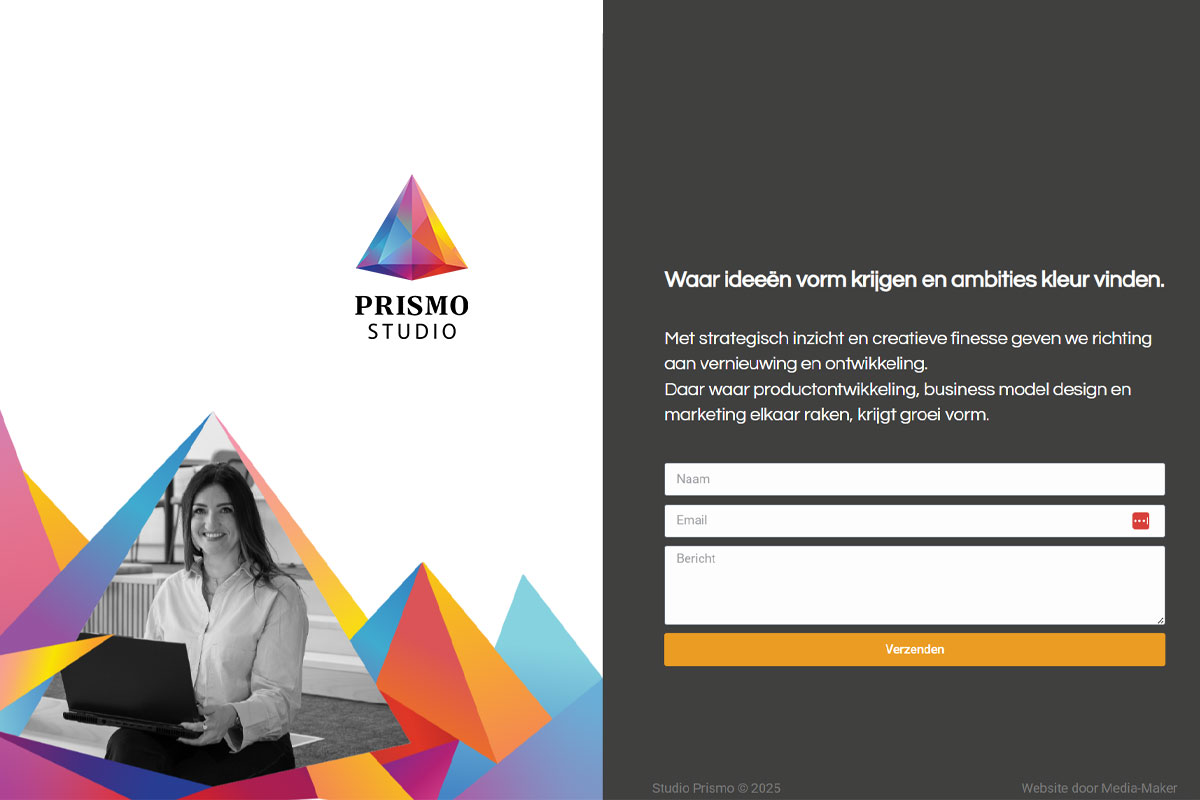 Prismo-studio-landing-page